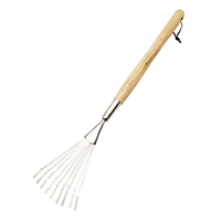 Stainless Steel Border Hand Shrub Rake 